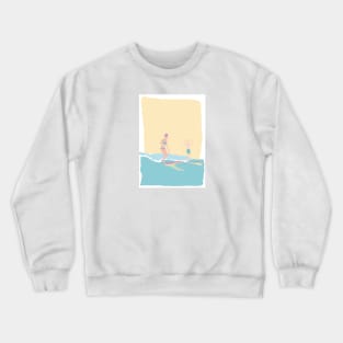 surfing sports women surfing surf girls surf girl world Crewneck Sweatshirt